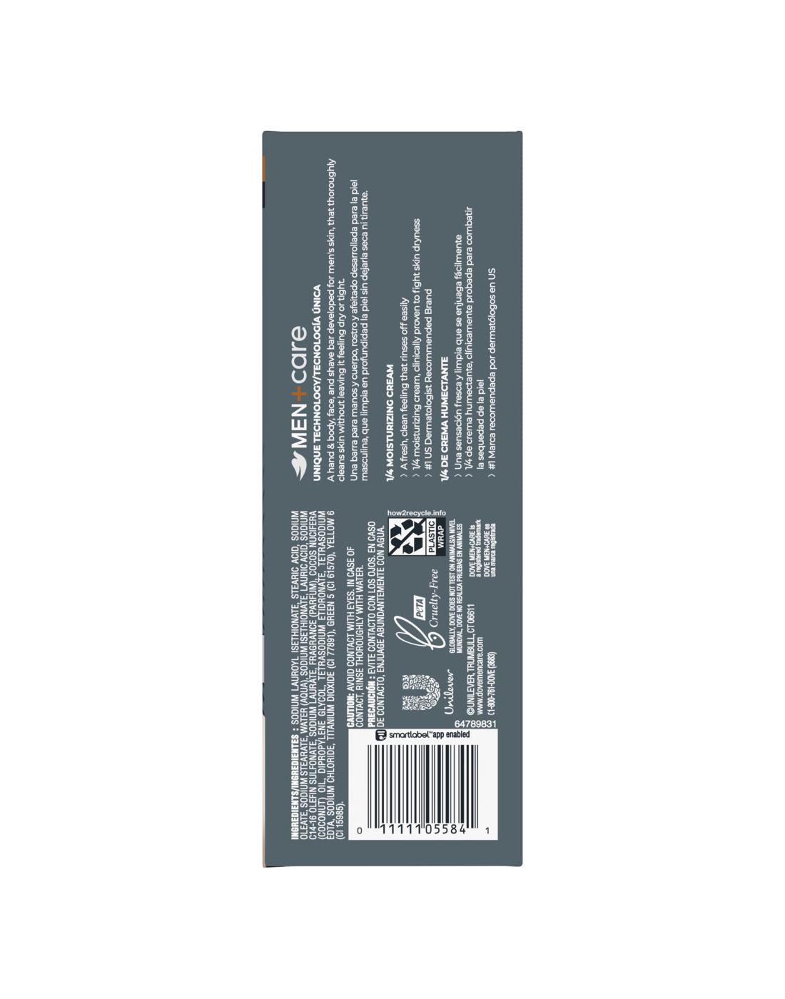 Dove Men+Care Hydrating 3-in1 Bar Soap - Coco & Citrus; image 2 of 5