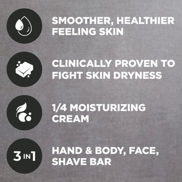 Dove Men+Care Hydrating 3-in1 Bar Soap - Coco & Citrus