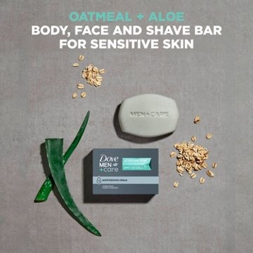 Dove Men+Care Senstive Skin 3-in-1 Bar Soap - Oatmeal & Aloe
