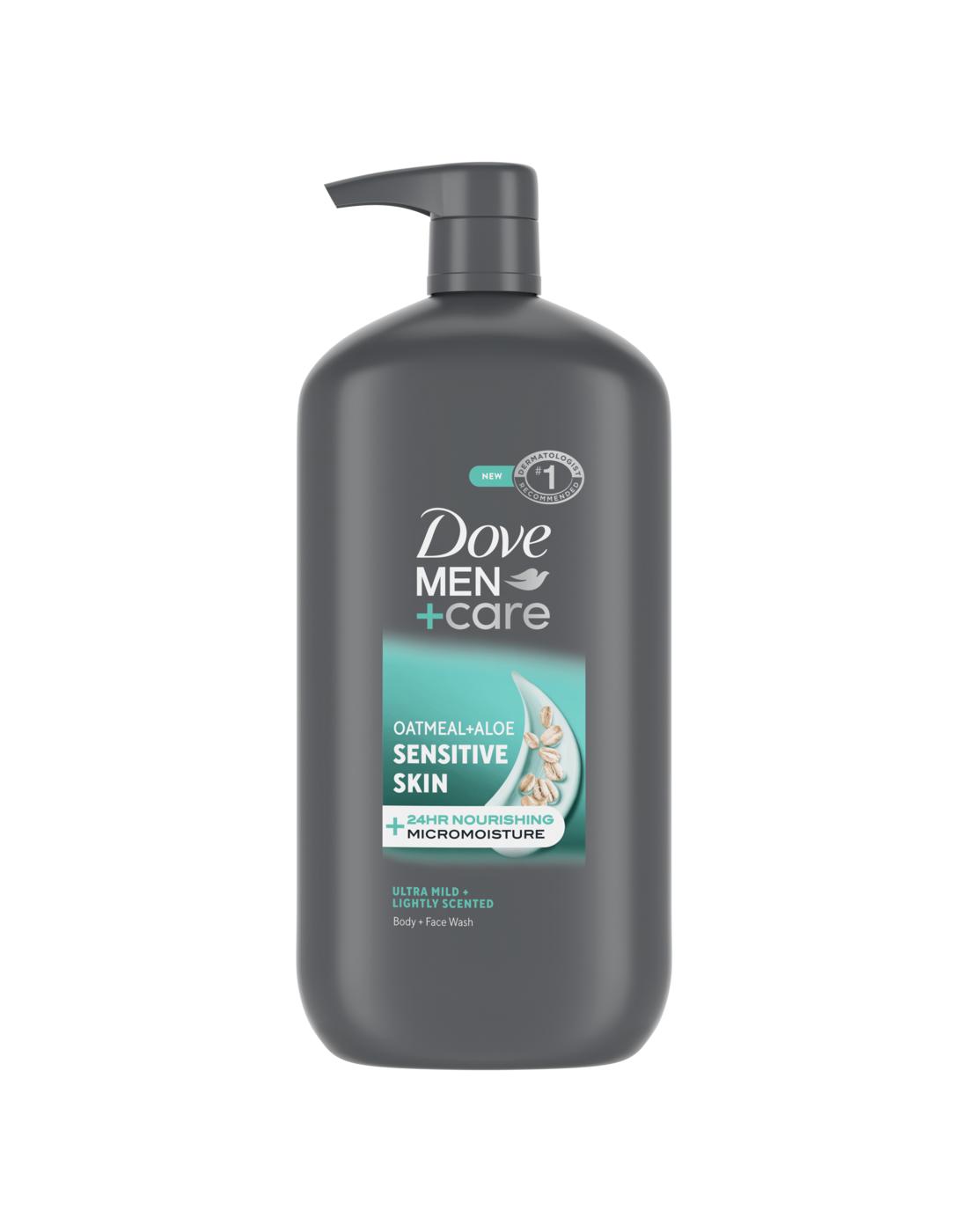 Dove Men+Care Sensitive Skin Body Wash - Oatmeal & Aloe; image 1 of 5