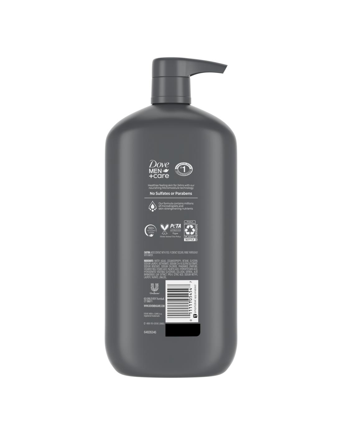 Dove Men+Care Sensitive Skin Body Wash - Oatmeal & Aloe; image 4 of 5