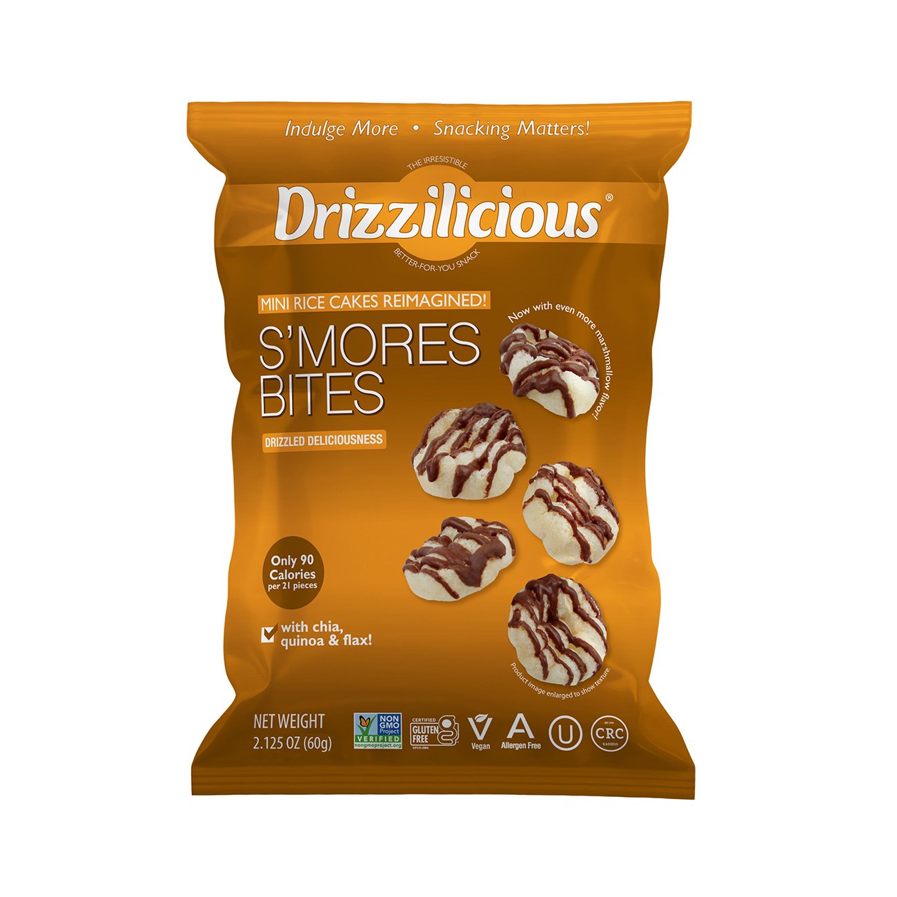 Drizzilicious Mini Rice Cakes - S'mores Bites - Shop Rice cakes at H-E-B