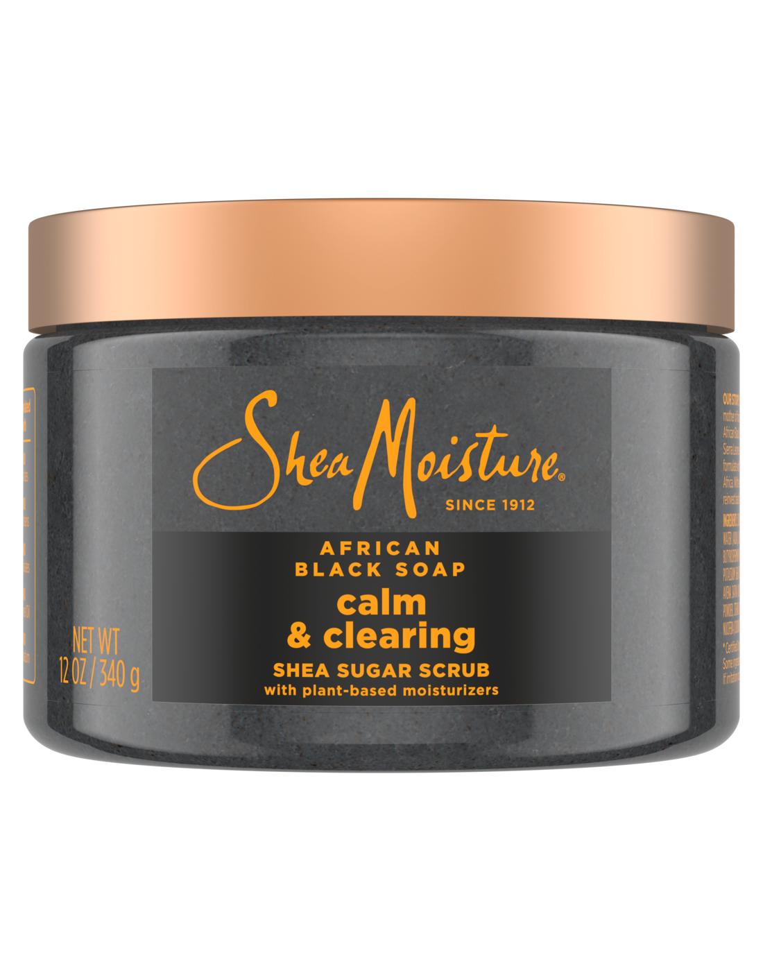 SheaMoisture African Black Soap Calm & Clearing Sugar Scrub; image 1 of 4