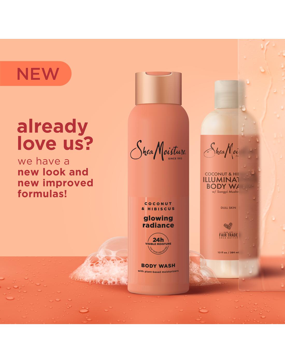 Shea Moisture Glowing Radiance Body Wash - Coconut & Hibiscus; image 2 of 5