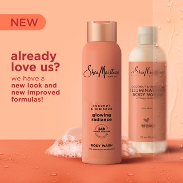 Shea Moisture Glowing Radiance Body Wash - Coconut & Hibiscus