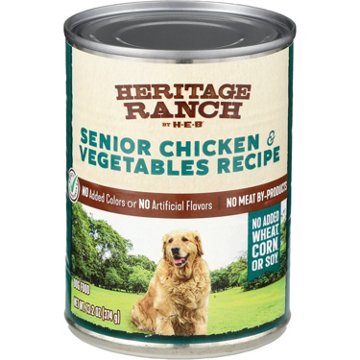 Heritage Ranch by H-E-B Senior Wet Dog Food - Chicken Dinner & Vegetables