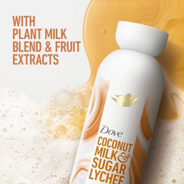 Dove Plant Milk Body Wash - Coconut Milk & Sugar Lychee