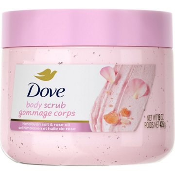 Dove Body Scrub - Himalayan Salt & Rose Oil