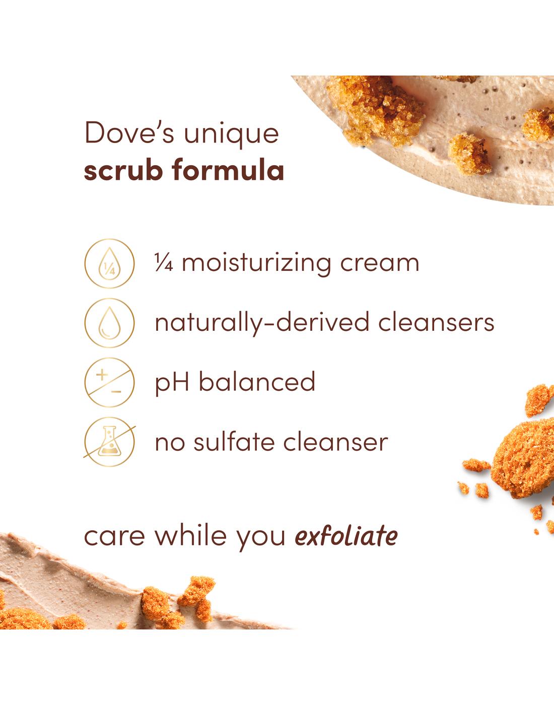 Dove Body Scrub - Brown Sugar & Coconut Butter; image 4 of 5