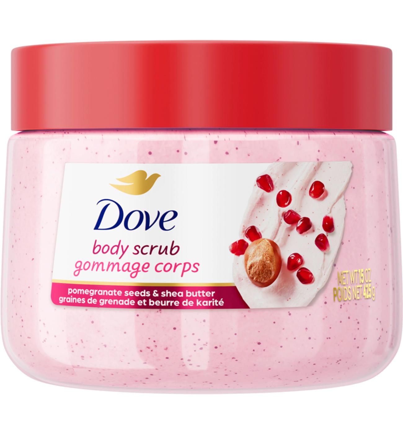 Dove Body Scrub - Pomegranate Seeds & Shea Butter; image 1 of 5
