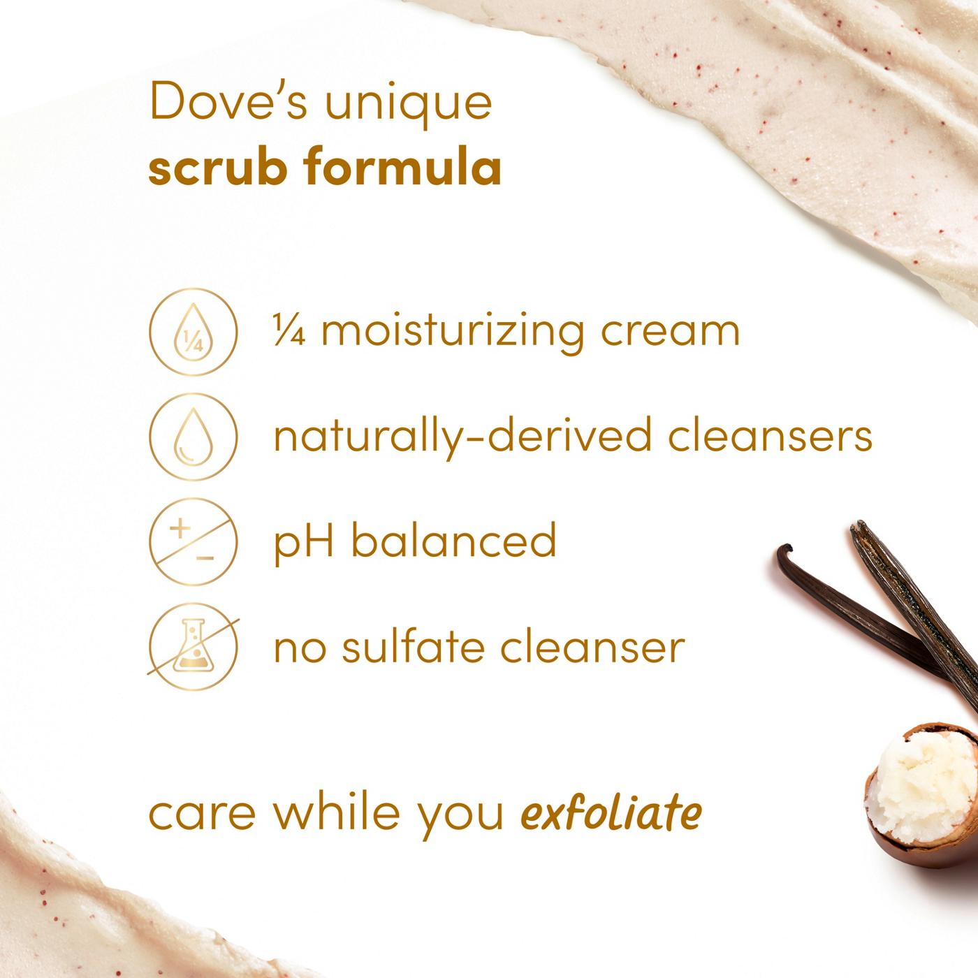Dove Body Scrub - Vanilla Sugar & Shea Butter; image 5 of 5