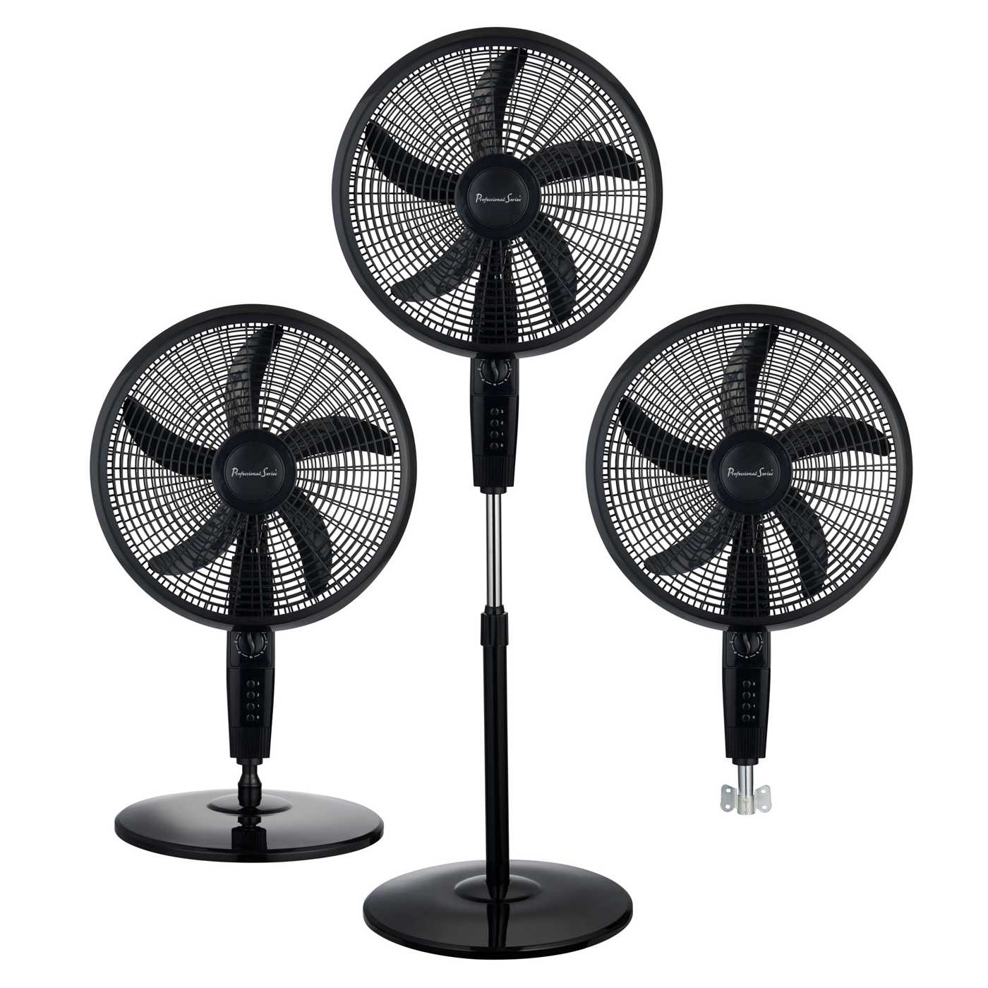 Professional Series 3-in-1 Oscillating Fan - Black; image 2 of 2