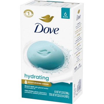 Dove Hydrating Beauty Bar Soap - Glacial Water & Avocado Oil