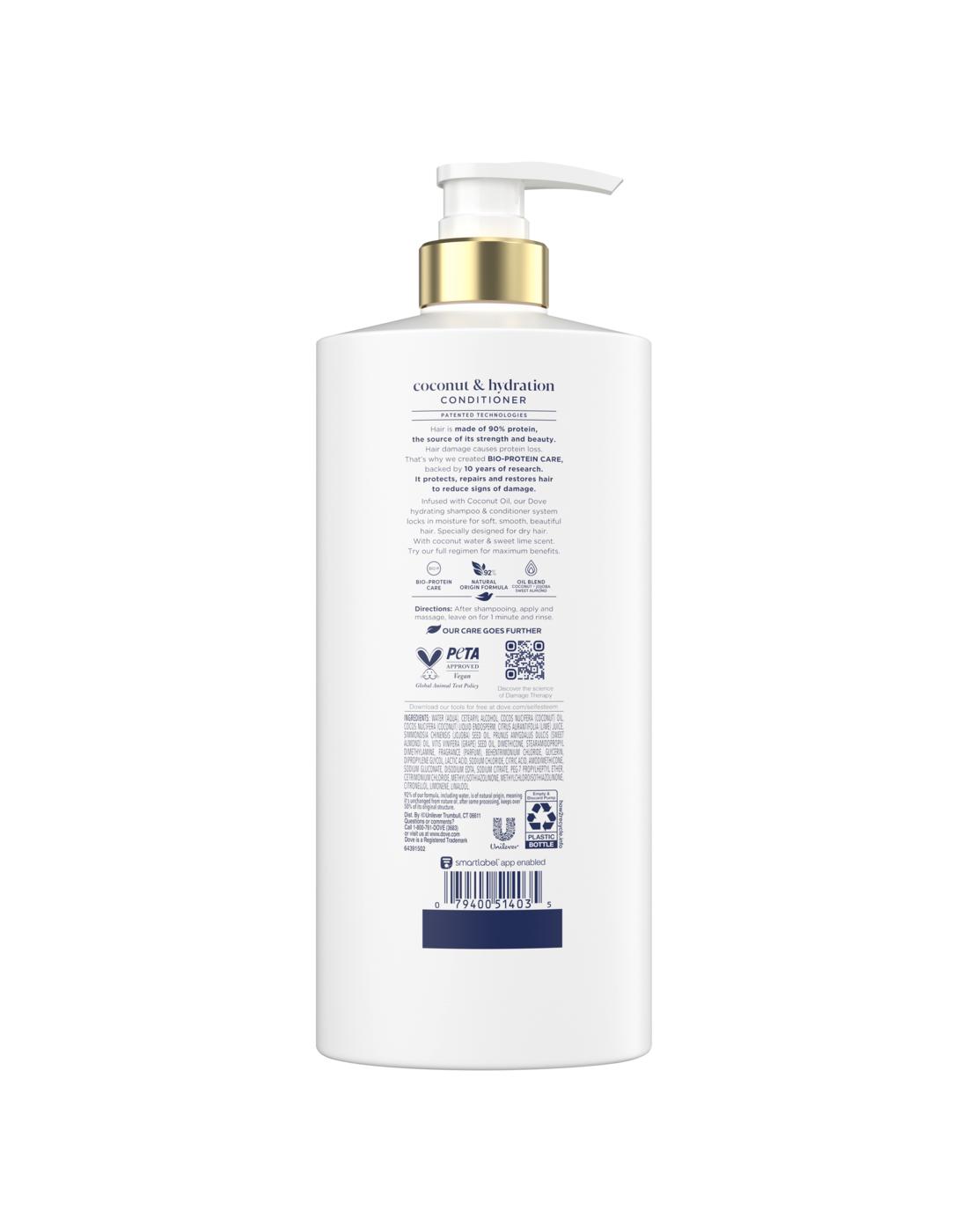 Dove Coconut & Hydration Damage Therapy Conditioner; image 4 of 5