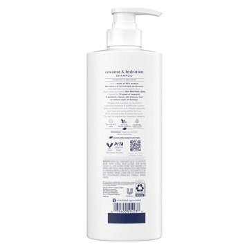 Dove Coconut & Hydration Damage Therapy Shampoo with Coconut Oil