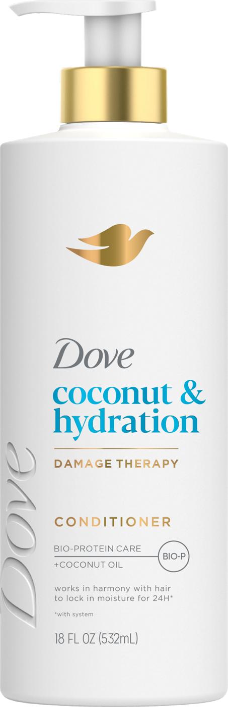 Dove Coconut & Hydration Damage Therapy Conditioner with Coconut Oil; image 1 of 2