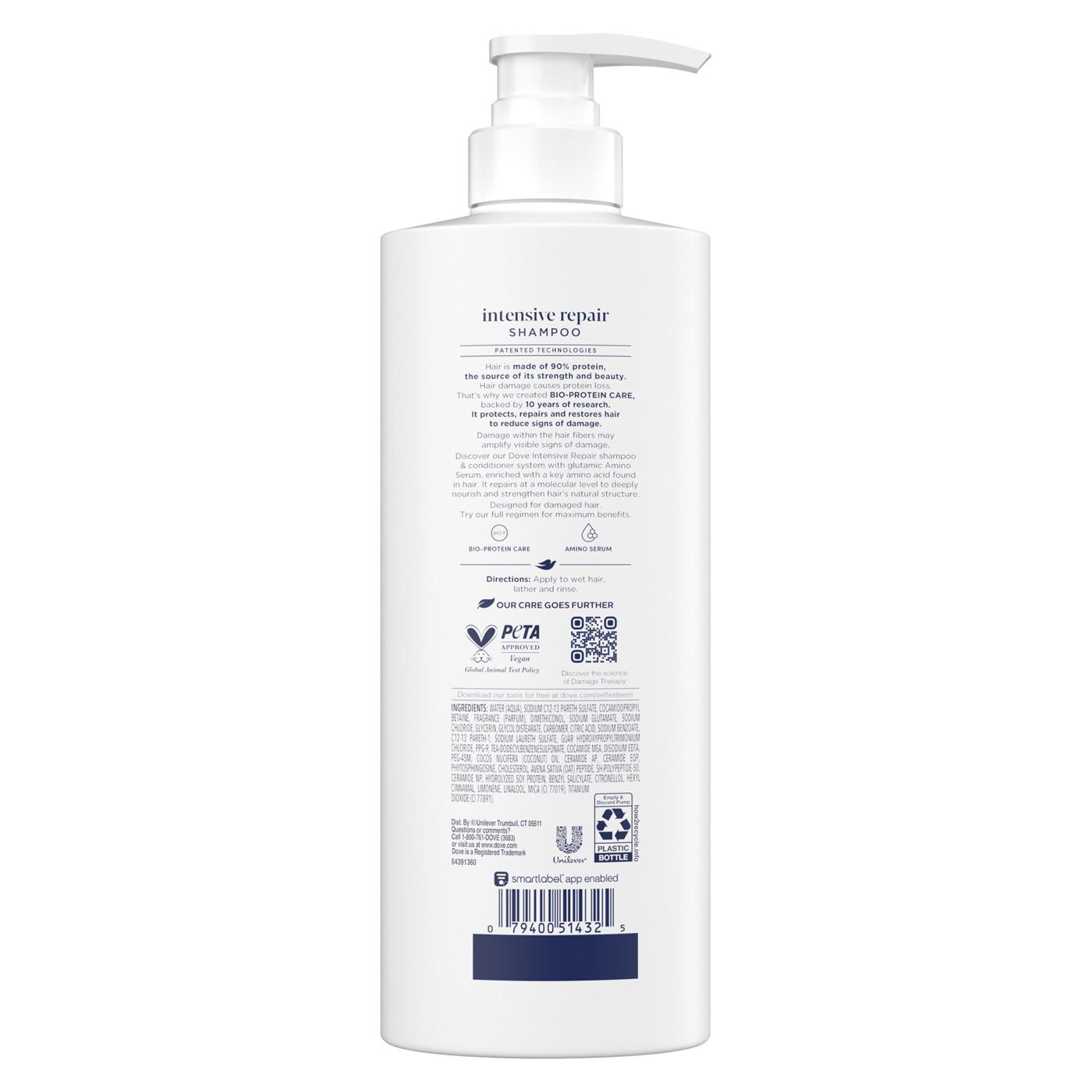 Dove Intensive Repair Damage Therapy Shampoo with Ceramides; image 2 of 2