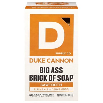 Duke Cannon Big Brick of Bar Soap Sawtooth - Alpine Air & Cedarwood