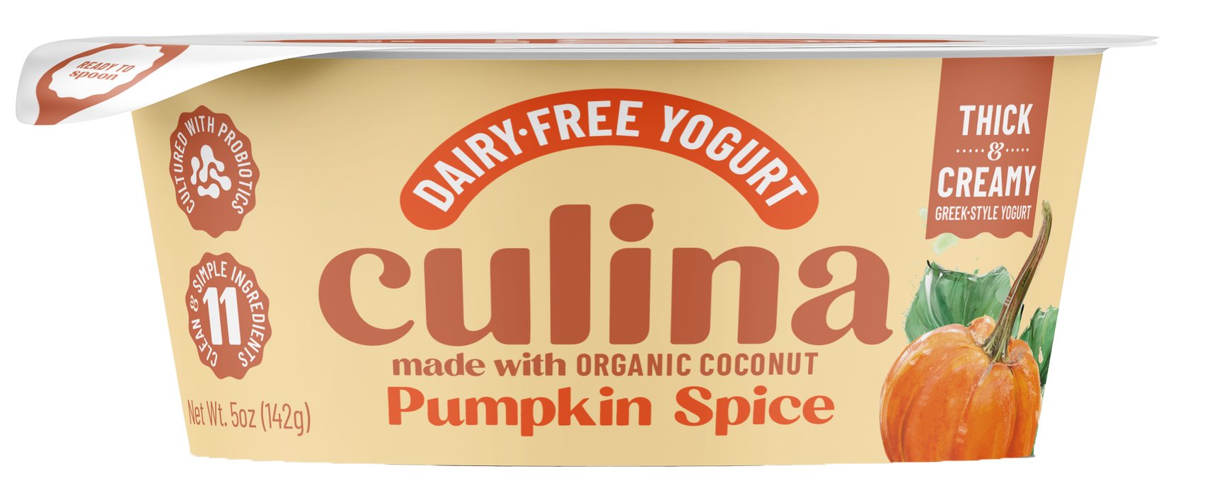 Culina Dairy-Free Pumpkin Spice Yogurt, 5 oz | Central Market