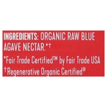 Wholesome Regenerative Organic Raw Blue Agave Nectar, 18.5 oz