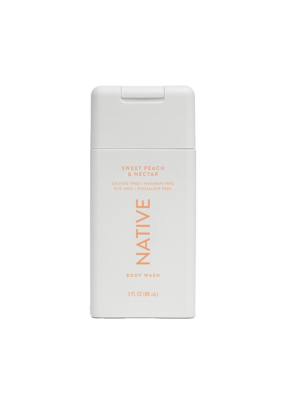 Native Travel Size Body Wash - Sweet Peach & Nectar; image 1 of 2