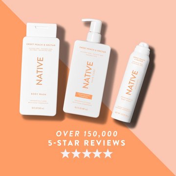 Native Travel Size Body Wash - Peach & Nectar
