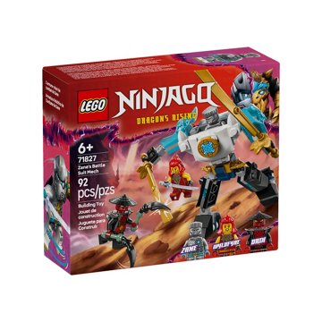 LEGO NINJAGO Zane's Battle Suit Mech Set, 92 pc