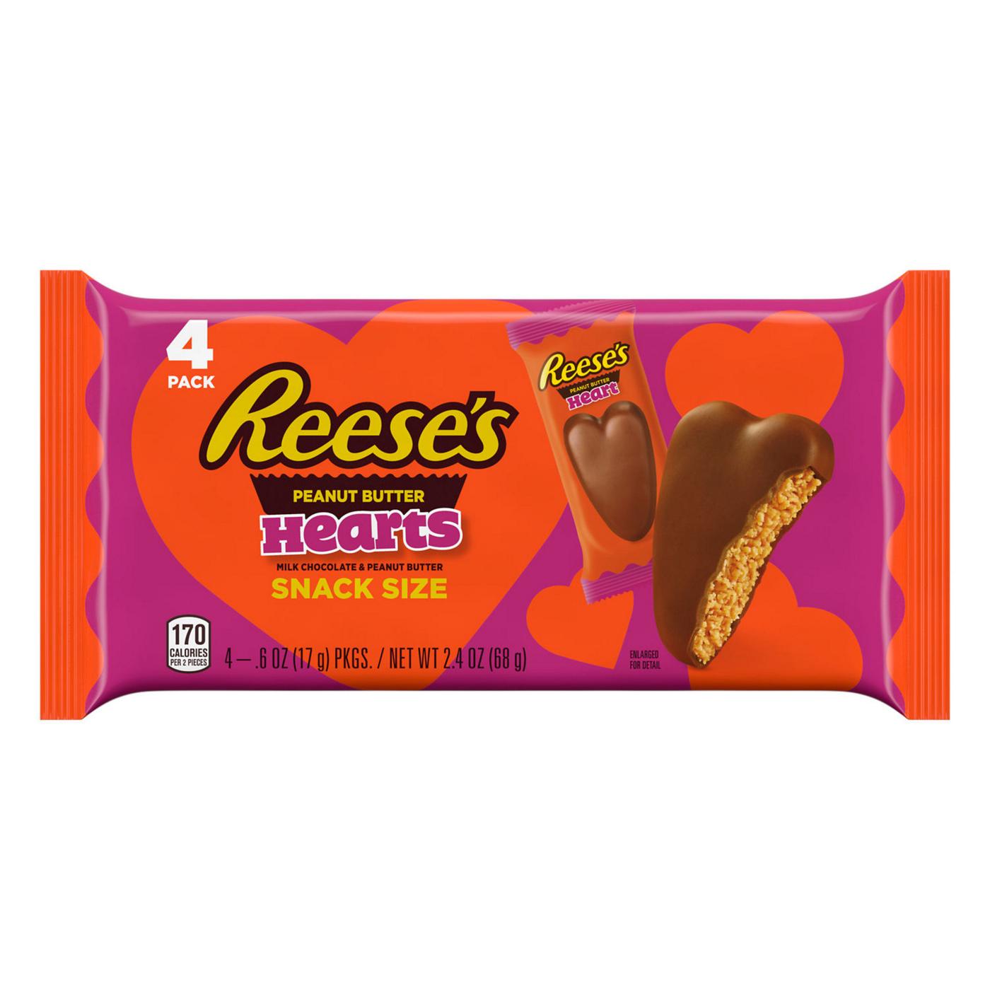 Reese's Peanut Butter Hearts Snack Size Valentine's Candy; image 1 of 7