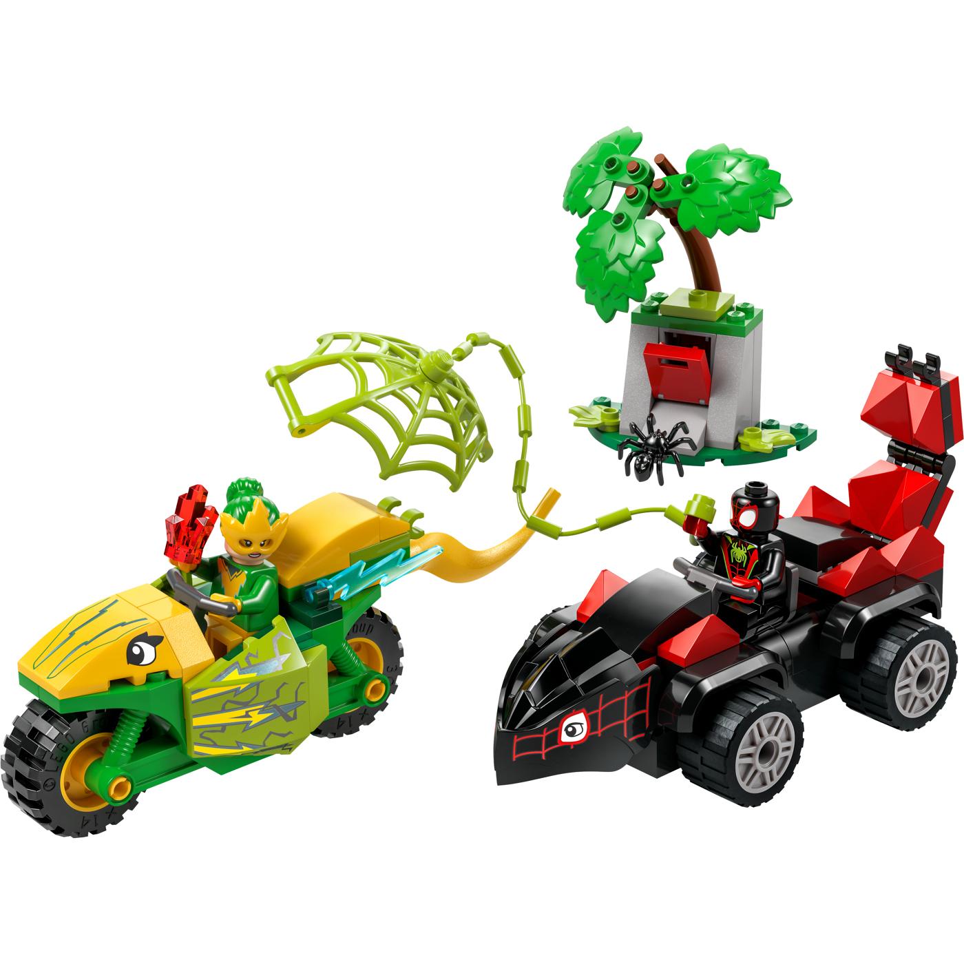 LEGO Marvel Spin & Electro Dinosaur Vehicle Chase Set; image 1 of 2