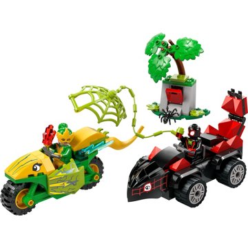 LEGO Marvel Spin & Electro Dinosaur Vehicle Chase Set, 124 pc
