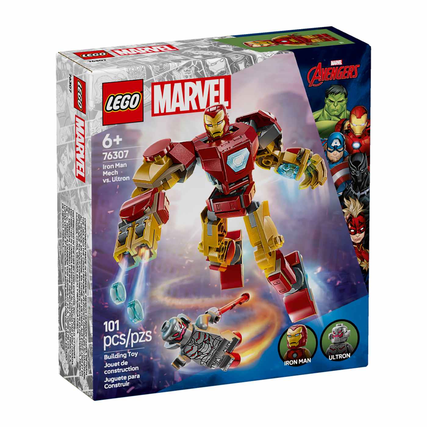 LEGO Marvel Iron Man Mech vs. Ultron Set; image 2 of 2