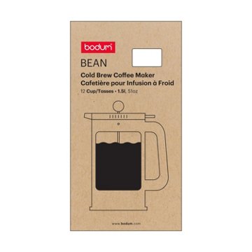 Bodum Bean Cold Brew Coffee Maker, 12 cup