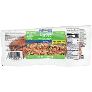 Hill Country Fare Hill Country Jalapeno Turkey Sausage - Skinless