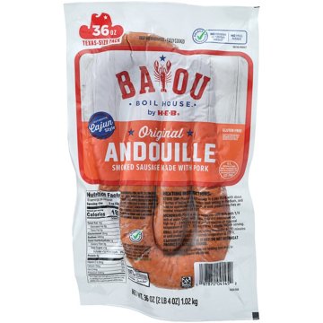 Bayou Boil House by H-E-B Andouille Smoked Sausage - Texas Size Pack