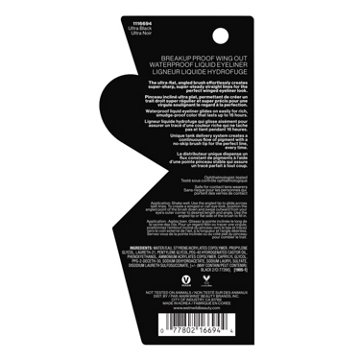 Wet n Wild Breakup Proof Wing Out Waterproof Liquid Eyeliner - Black