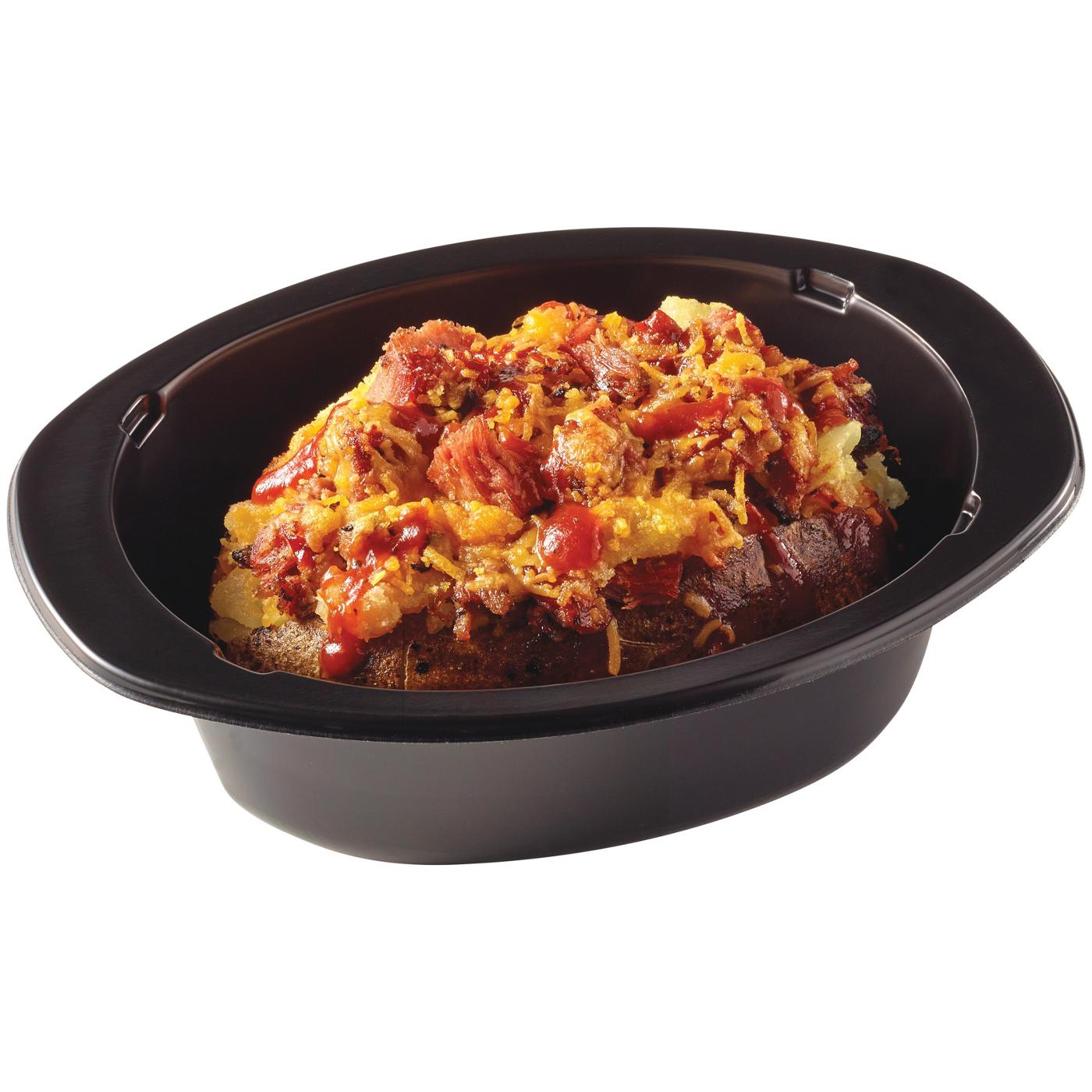 Meal Simple by H-E-B Brisket & BBQ Sauce Loaded Baked Potato; image 4 of 4