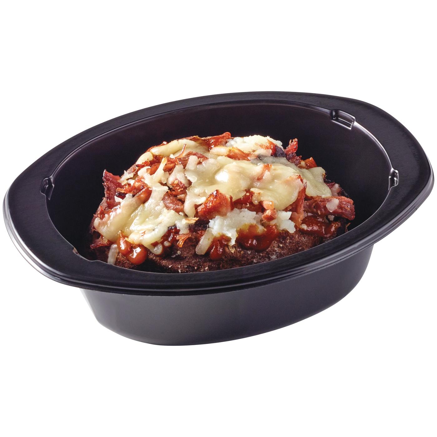 Meal Simple by H-E-B Pulled Pork & South Caroline-Style BBQ Sauce Loaded Baked Potato; image 4 of 4