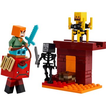 LEGO Minecraft The Nether Lava Battle Set, 99 pc