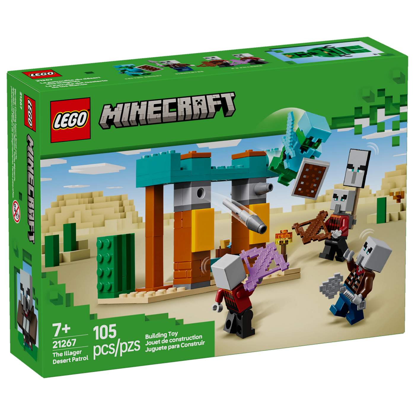 LEGO Minecraft The Illager Desert Patrol Set; image 2 of 2