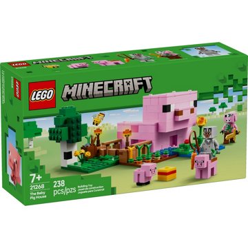 LEGO Minecraft The Baby Pig House Set, 238 pc