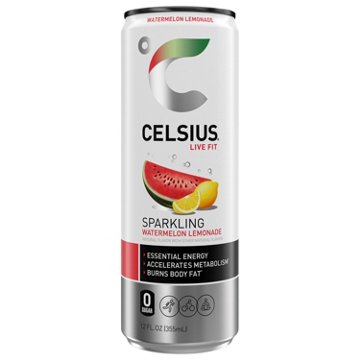 Celsius Zero Sugar Sparkling Energy Drink - Watermelon Lemonade