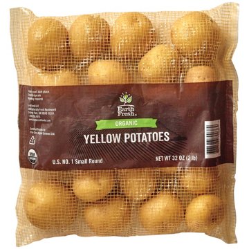 Earth Fresh Organic Yellow Potatoes, 2 lb bag