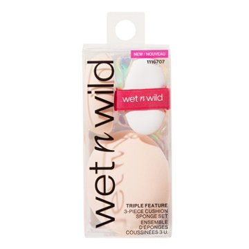 Wet n Wild Cushion Makeup Sponges - Variety Pack, 3 ct