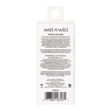 Wet n Wild Cushion Makeup Sponges - Variety Pack, 3 ct