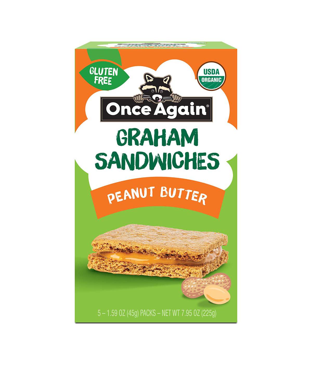 Once Again Graham Sandwiches - Peanut Butter; image 1 of 2