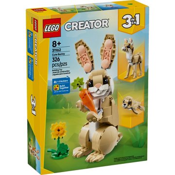 LEGO Creator 3-in-1 Cute Bunny Set, 326 pc