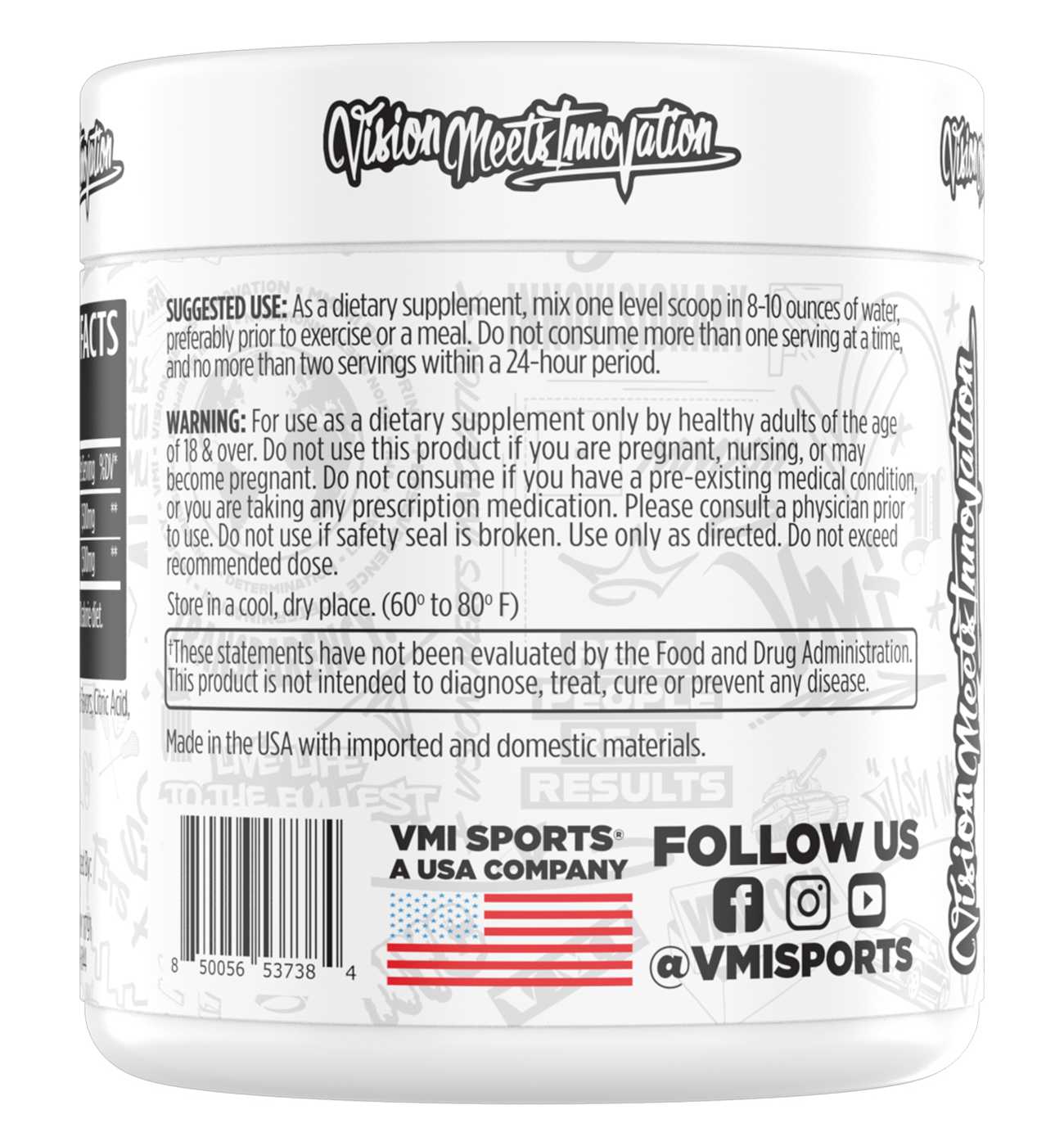 VMI 3000 L-Carnitine Patriot Pop; image 3 of 4