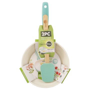 GreenPan Rio 8'' Frying Pan With Spatula - Turquoise, 2 pc