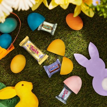 Snickers, Twix, Milky Way & 3 Musketeers Assorted Minis Easter Egg Hunt Candy