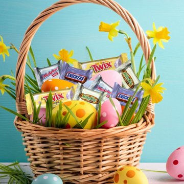 Snickers, Twix, Milky Way & 3 Musketeers Assorted Minis Easter Egg Hunt Candy